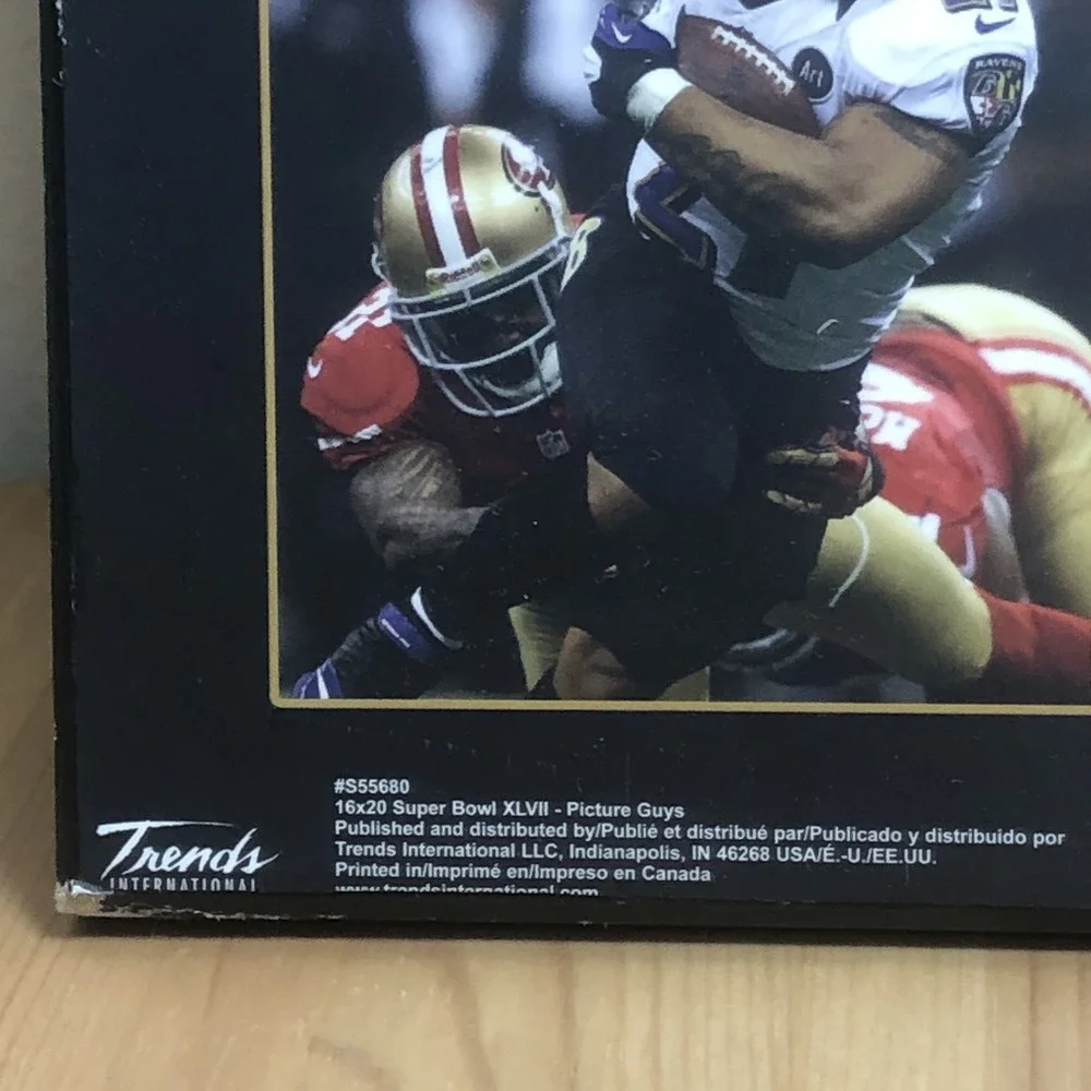 Baltimore Ravens Super Bowl 47 Championship Picture Plaque
